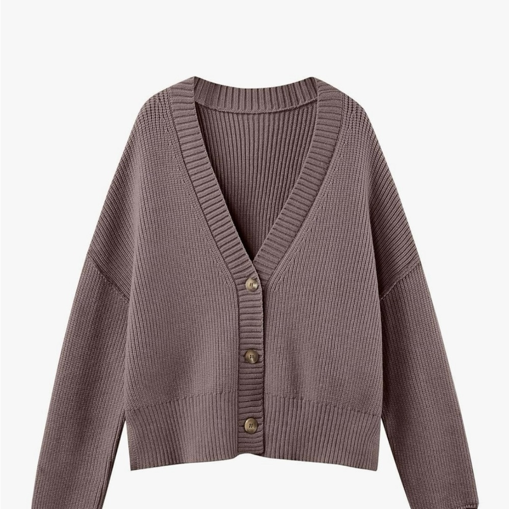 Women's Ribbed Knit Cardigan Sweater